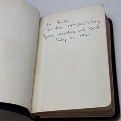 Bible Scofield Reference Edition 1945 KJV Oxford Black Morocco Leather lined