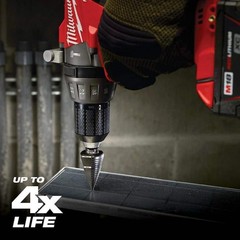 Milwaukee Step Drill Bit #1 1/8 in to 1/2 in 13-Step Black Oxide