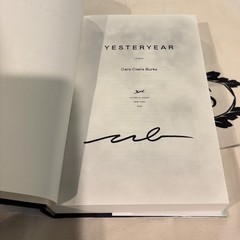 Yesteryear Caro Claire Burke SIGN TITLE 1st Edition/1st Print Hardcover