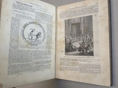 Antique Book „MUSÉE DES FAMILLES” From The Year 1888 Paris Bound Volumes Magazin
