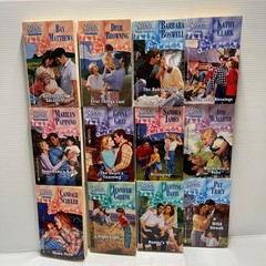 12 Vintage Harlequin Romance Novels 1980s & 1990s – Paper Back – Born in the USA