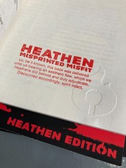 Anthem by Ayn Rand (Heathen Edition) Paperback MISPRINTED MISFIT