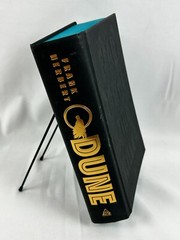 DUNE by Frank Herbert Deluxe Hardcover Dust Jacket Poster Stained Edges