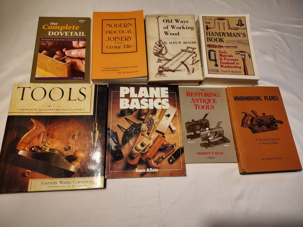 Hand Tools & Woodworking Book Lot – Nice Variety – Mixed Lot