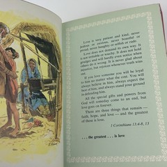 VINTAGE THE CHILDRENS LIVING BIBLE PARAPHRASED ILUSTRATED In COLOR TYNDALE HC