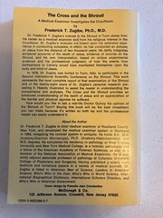 The Cross and the Shroud Zugibe 1981 First Edition Illustrated Forensic Science