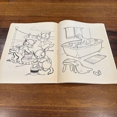 Vintage Rock – A – Bye Coloring Book Reuben H. Lilja Co. 16 Pages RARE!!!!!