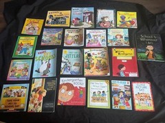 22 BACK to SCHOOL FIRST 100 DAY BOOK LOT children teacher set kid kinder 1st K 1