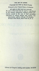 The Art of Loving, Erich Fromm, World Perspectives 1956 HC w $2.75 DJ in Mylar