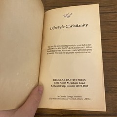 Lifestyle Christianity Student Regular Baptist Press Vol 37 No 4 1989