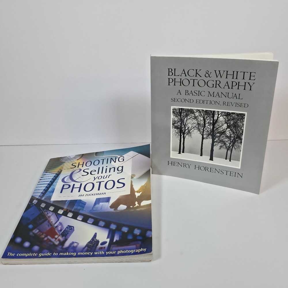 Photography Books Lot Zuckerman Shooting & Selling Horenstein Black & White