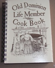 Virginia Telephone Pioneers of America Old Dominion Chapter Cookbook 312 pages