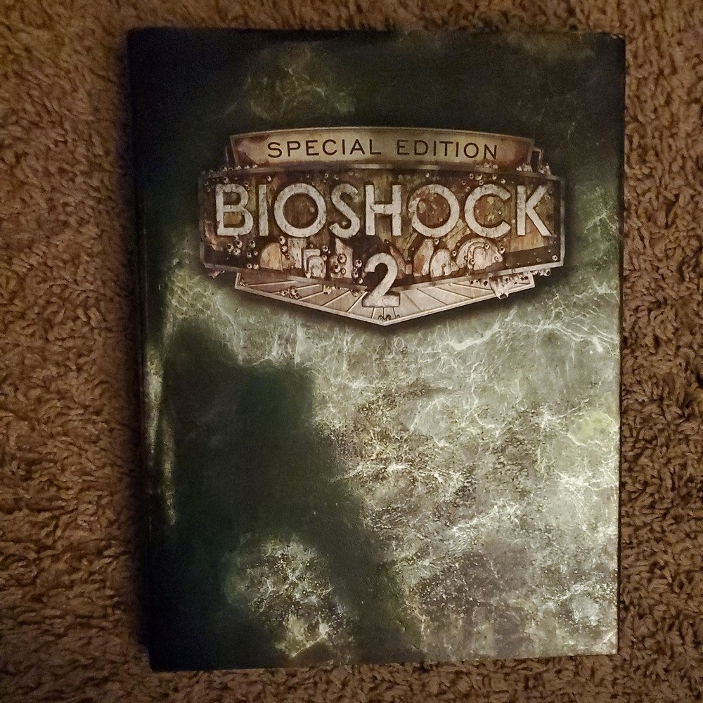Bioshock 2 Special Edition Strategy Guide Brady Games with the Lithographs