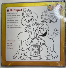 Sesame Street ELMO’S LEARNING ADVENTURE My A & B Story Book Vol 4 Sealed NIP