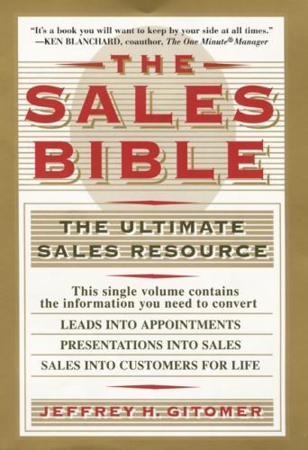 Sales Bible, The – hardcover, 9780688133641, Jeffrey H Gitomer