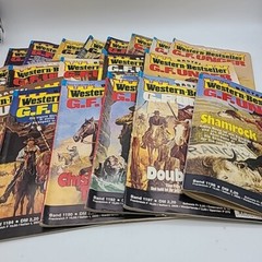 19 BASTEI Western-Bestseller G.F. Unger Pulp Fiction German Booklets Books