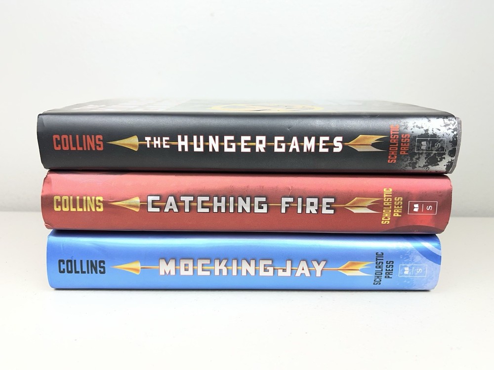 The Hunger Games Trilogy Catching Fire, and Mockingjay, Hardcover First Editions