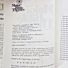 Major Bible Themes Lewis Sperry Chafer John Walvoord HC 1993 Book Christian Vtg
