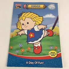 Fisher Price Little People Dot To Dot Coloring Activity Book A Day Of Fun 2010