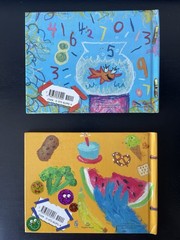 Sesame Street Y2k Food! By Cookie Monster 1,2,3 By Elmo Hardcover Kids Books Set