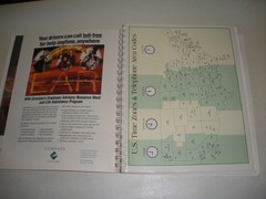 American Trucker Premier Edition Truckstops Book 1996 Spiral Binding 376 Pages