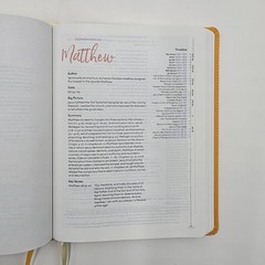 LIKE NEW | CSB Lifeway Women’s Bible | Marigold LeatherTouch | Devotional Study