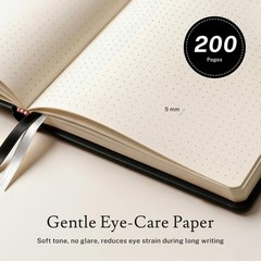 Dotted Journal Notebook, 200 Pages,4 Pack Leather Bullet Journal for Women Me…