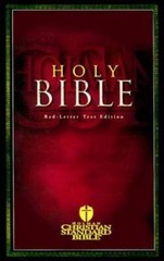 Holy Bible Holman Christian Standard Bible: Red-Letter Text Edition – GOOD