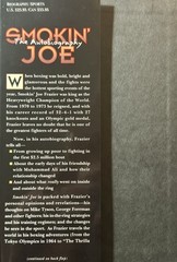 Smokin Joe Frazier Autobiography 1996 1st Printing Hardcover DJ Boxing Ali