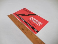 Speedball Elementary Alphabets by Ross F. George, Font Writing Book
