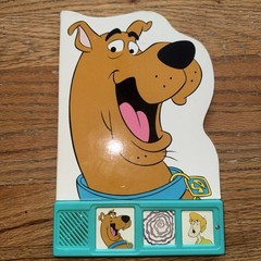 Vintage 2000s Scooby Doo Shaggy Scary Sound Children Book HC Works New Bat