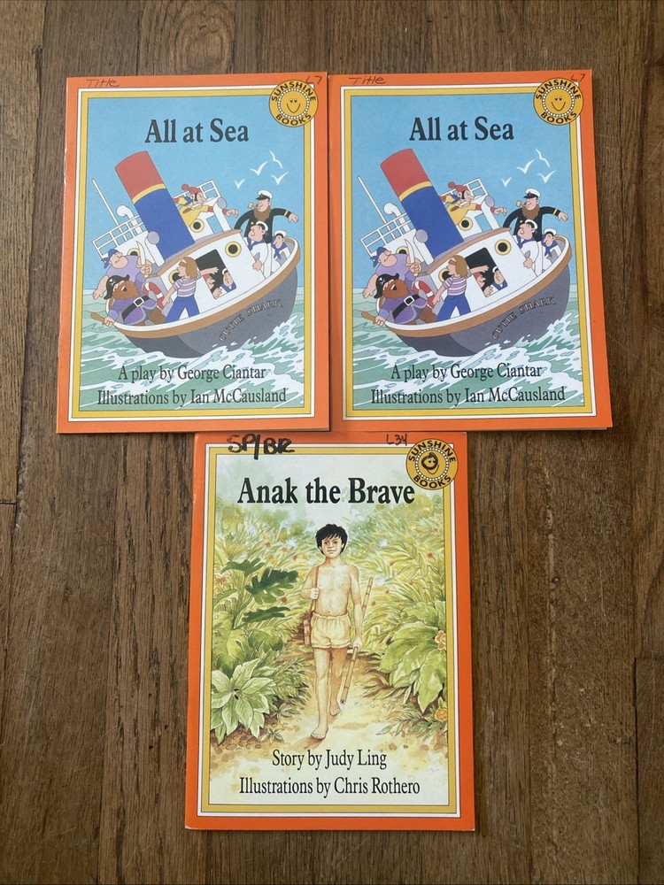 Sunshine Book Lot Learn To Read 3 Books