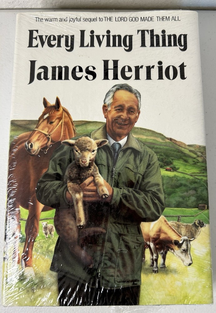 Every Living Thing James Herriot Hardcover Dust Jacket New Shrinkwrapped See Pic