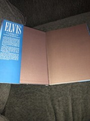 Huge 1998 Hardcover Book ELVIS, Many Photos, 9 3/8″ x 12 1/4″ x 5/8″, 112 Pages