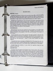 J. Vernon McGee’s Notes on the Holy Bible (partially complete, w/binder)