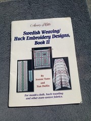 Avery Hill’s SWEDISH WEAVING/HUCK EMBROIDERY Designs Book II READ DESCRIP