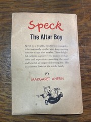 Speck The Altar Boy by Margaret Ahern 1958 Staple Bound