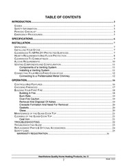 Hearthstone Deva 100 8220 Manual Instruction Book: 26 Pages Coil Bound