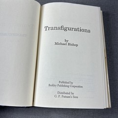 Transfigurations Bishop & Beyond Rejection Leiber 2 Vintage Hardcover Book
