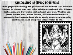 Adult Coloring Pages Antique Stamp Girls 500+ Printable Pages