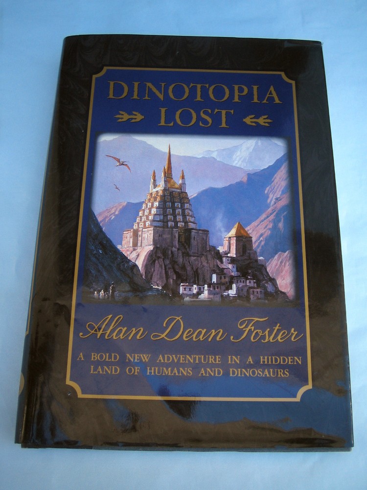 Dinotopia Lost Alan Dean Foster & James Gurney SIGNED 1st/1st 1996 HCDJ Dinosaur