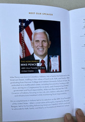 SIGNED 1st print WHAT CONSERVATIVES BELIEVE – Mike Pence, NY Econ Club – New