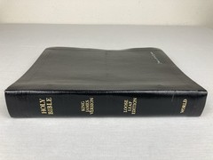 WORLD PUBLISHERS LOOSE LEAF KJV HOLY BIBLE CENTER COLUMN BONDED LEATHER RARE HTF