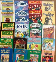 24 Kindergarten Emergent Reader Book Lot Rigby Literacy 2000 Level A-C Teacher