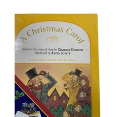 A Christmas Carol New Pop-Up Book Illustrated 14 Pages Card Stocking Stuffer