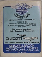 Oz Bike – #24 December 1984 – Harley Davidson Motorcycles (B5)