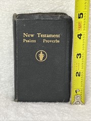 Vintage Pocket Bible 1954 Testament Psalms Proverbs Gideons National Bible Press