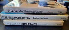 LOT of 3 Vintage Equestrian Hardcover Books Art Dressage Horse Rider Equitation