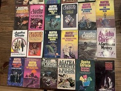 Lot Of 27 AGATHA CHRISTIE Novels Many Hercule Poirot Miss Marple Series Vintage