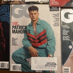 gq magazine Lot Of 5 Timothee chalamet Clooney T. Scott P. Mahomes , D Craig